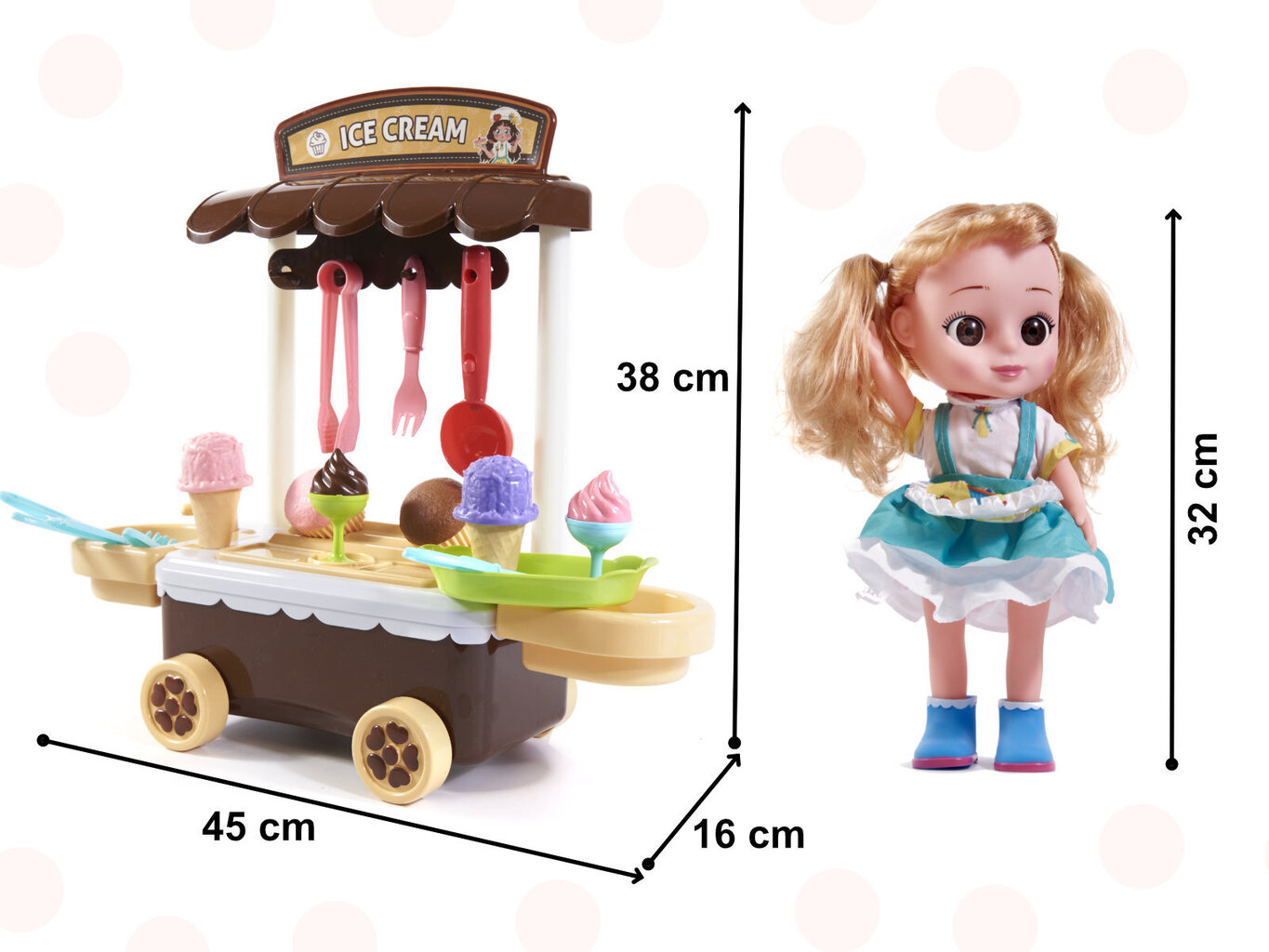 Maiustuste mänguasjade komplekt hind ja info | Tüdrukute mänguasjad | kaup24.ee