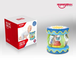 Игрушечный музыкальный барабан для малышей цена и информация | Развивающие игрушки | kaup24.ee