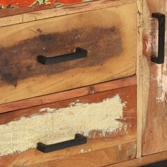 vidaXL puhvetkapp, 88 x 30 x 75 cm, taastatud puit hind ja info | Elutoa väikesed kapid | kaup24.ee