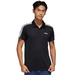 Мужская спортивная рубашка Polo Adidas M D2D 3S PO M FL0321, черная цена и информация | Мужская спортивная одежда | kaup24.ee