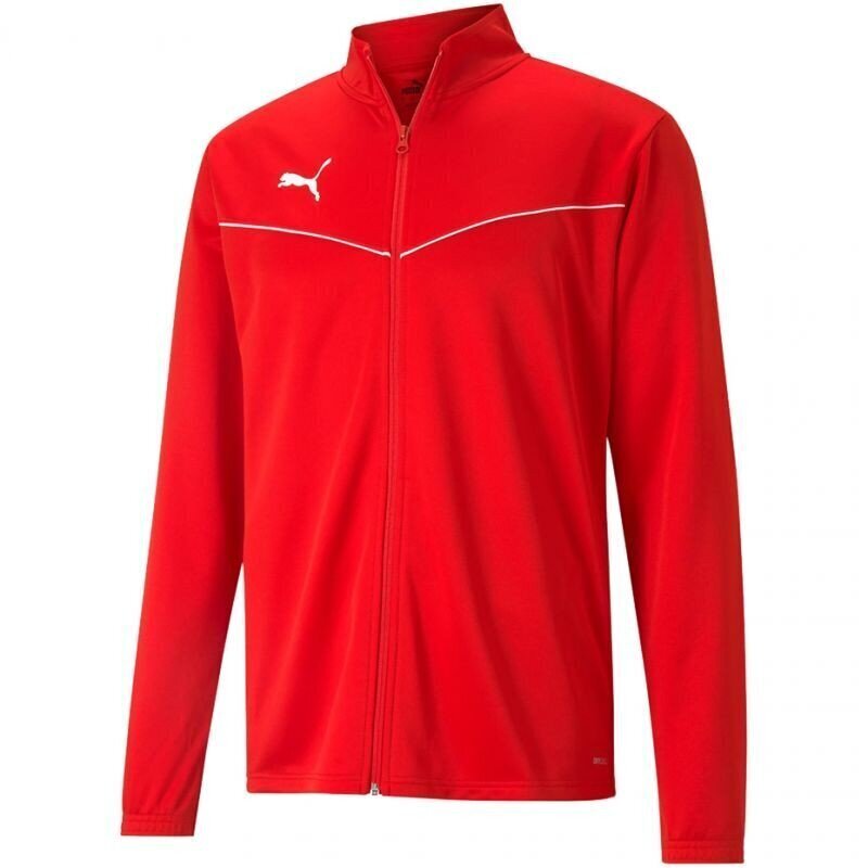 Meeste dressipluus P Puma teamRise Training Poly Jacket M 657392 01, punane hind ja info | Meeste spordiriided | kaup24.ee