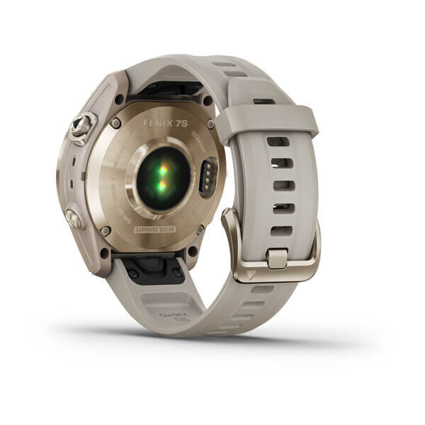 Garmin fēnix® 7S Sapphire Solar Cream Gold Titanium/Light Sand hind ja info | Nutikellad (smartwatch) | kaup24.ee