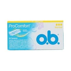 O.B tampoonid Pro Comford Normal 32tk hind ja info | Tampoonid, hügieenisidemed, menstruaalanumad | kaup24.ee