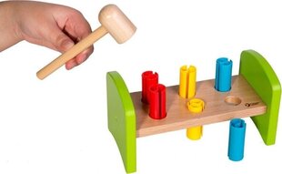 Деревянная игра с молотком «Классический мир» цена и информация | Игрушки для малышей | kaup24.ee