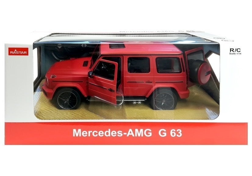 Kaugjuhitav Mercedes Benz G63 1:14 - Rastar hind ja info | Poiste mänguasjad | kaup24.ee
