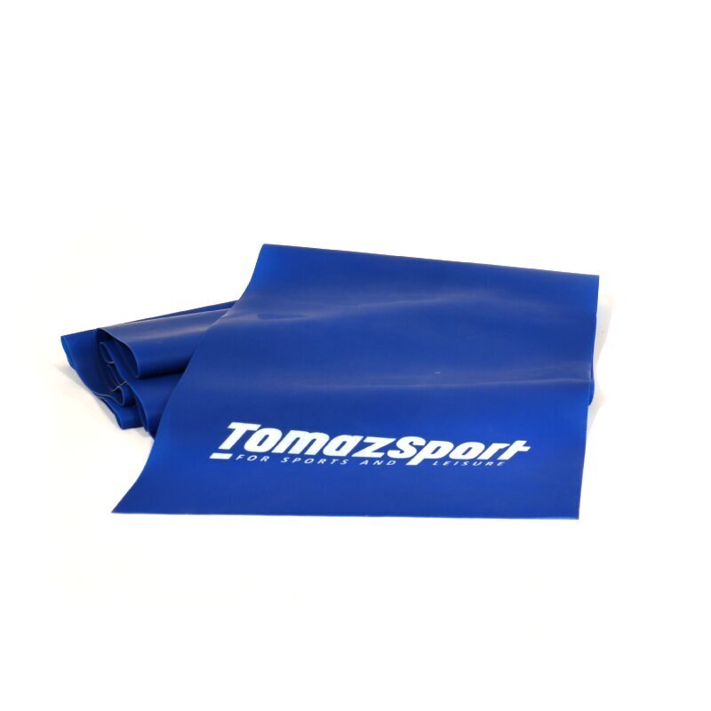Treeningkumm Tomaz Sport Extra Heavy 200x15x0,3cm Sinine 10-12lbs hind ja info | Treeningkummid | kaup24.ee