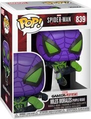 Funko POP Marvel Spiderman Miles Morales Purple Reign Suit Metallic цена и информация | Игрушки для мальчиков | kaup24.ee