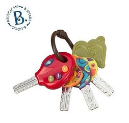 Ключи B. Toys  цена и информация | Drewniana Wieża Piramida Kura Nakładanie Kolorowych Kwadratów LD-15 15276 | kaup24.ee