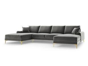 Мягкий уголок Mazzini Sofas Madara 6S, серый/золотой цена и информация | Угловые диваны | kaup24.ee