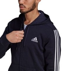 Мужской джемпер Adidas Essentials Full-Zip Hoodie M GK9587, синий цена и информация | Мужские толстовки | kaup24.ee