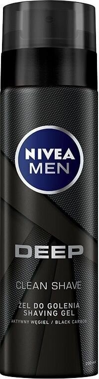 Raseerimisgeel Nivea Men Deep, 200 ml цена и информация | Raseerimisvahendid | kaup24.ee