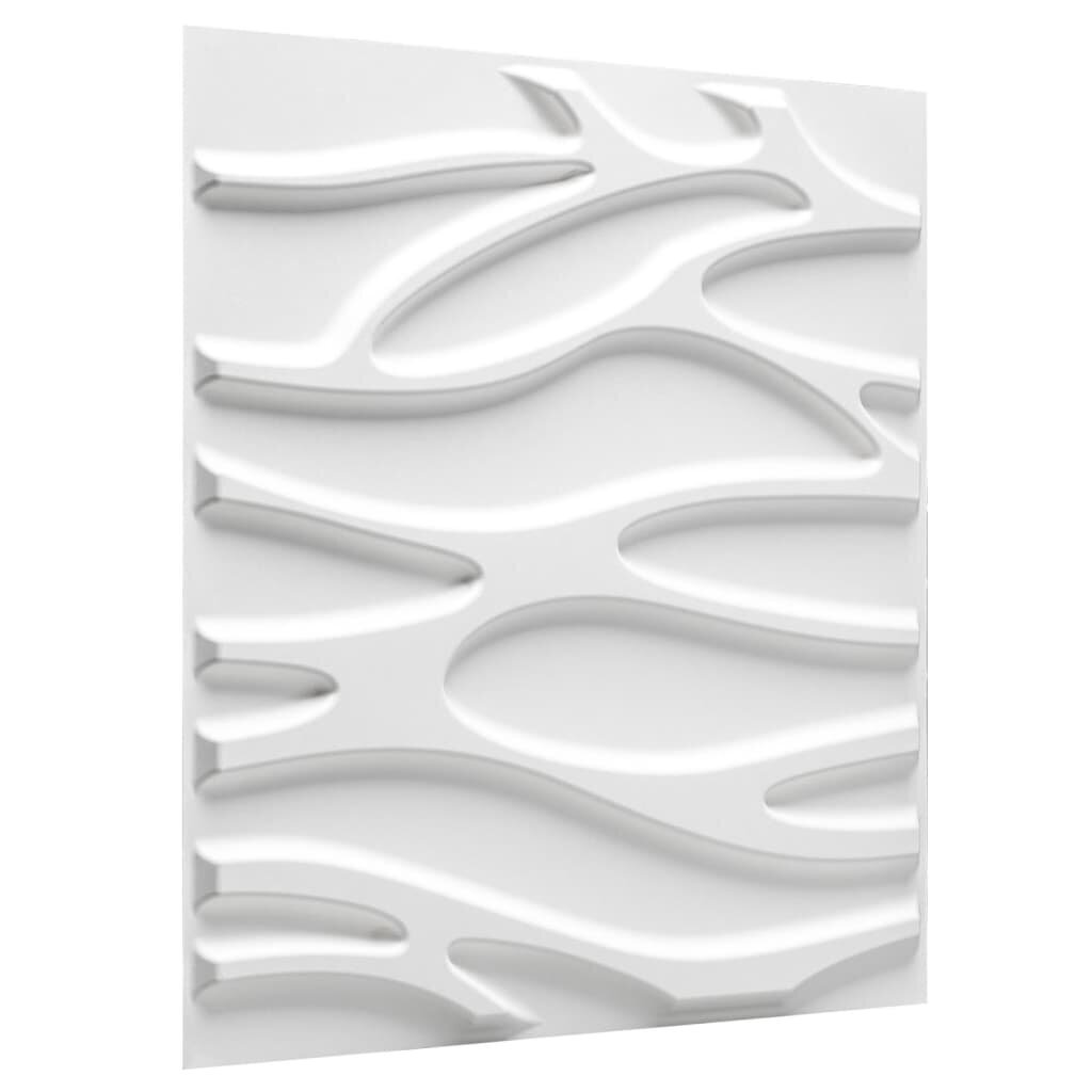 WallArt 3D seinapaneelid, joonelised, 12 tk, GA-WA30 цена и информация | Lae-, seinakaunistus elemendid | kaup24.ee