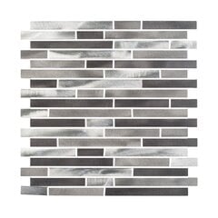 Dekoratiivsed seinaplaadid - mosaiik Brick Small Grey 30 x 30 cm​ Artens hind ja info | Seinaplaadid | kaup24.ee