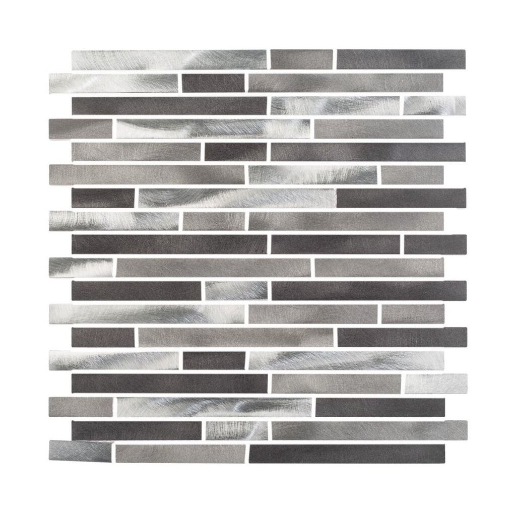 Dekoratiivsed seinaplaadid - mosaiik Brick Small Grey 30 x 30 cm​ Artens цена и информация | Seinaplaadid | kaup24.ee