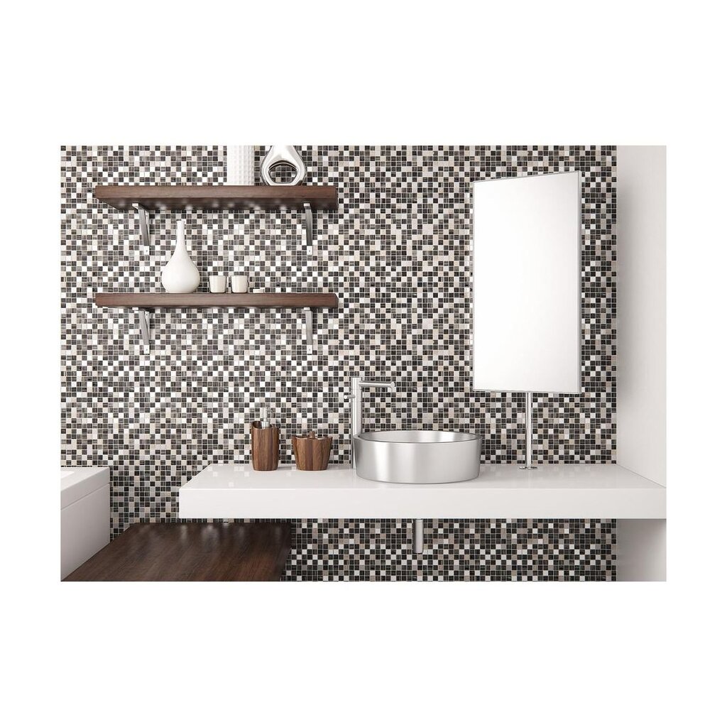 Seinaplaadid - mosaiik Fusion Grey 30 x 30 cm​ Artens hind ja info | Seinaplaadid | kaup24.ee