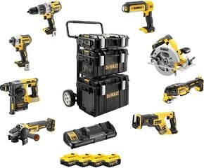 Набор аккумуляторных инструментов Dewalt Combo, 8 предметов, 18 В (DCK853P4-QW) цена и информация | Шуруповерты, дрели | kaup24.ee