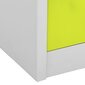 vidaXL lukustatav hoiukapp, helehall ja roheline, 90x45x92,5 cm, teras hind ja info | Kapid | kaup24.ee