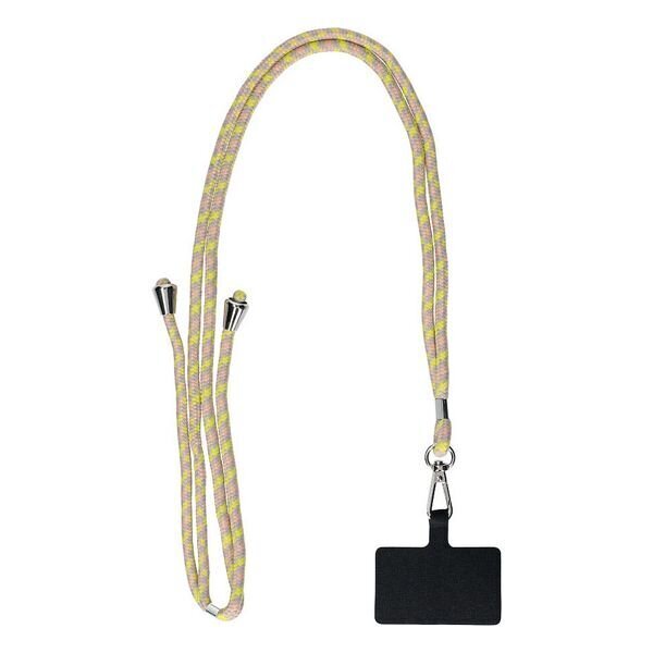 Mobile Phone Hanging Cord Ksix, 160 cm, Polüester, Värvus - Roosa hind ja info | Mobiiltelefonide hoidjad | kaup24.ee