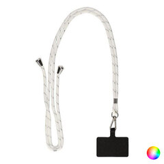 Mobile Phone Hanging Cord Ksix, 160 cm, Polüester, Värvus - Valge цена и информация | Держатели для телефонов | kaup24.ee