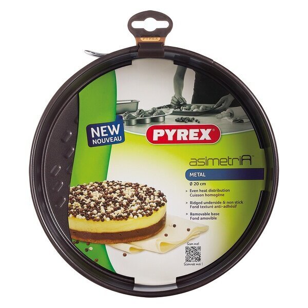 Lahtikäiv tordivorm Pyrex Asimetria, Roostevaba teras (20 cm) hind ja info | Ahjuvormid ja küpsetustarvikud | kaup24.ee