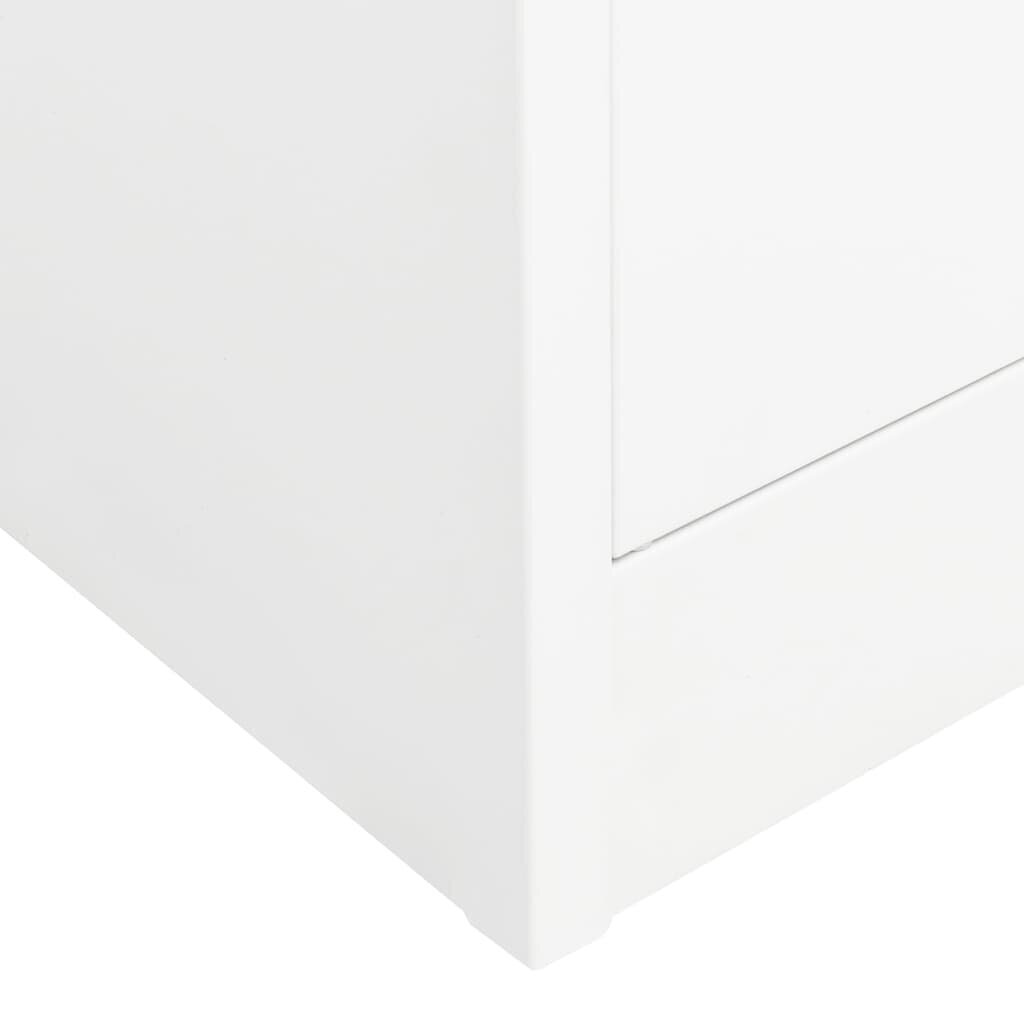 vidaXL garderoob, valge, 80 x 50 x 180 cm, teras hind ja info | Kapid | kaup24.ee