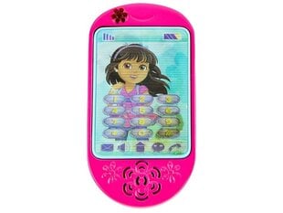 Детский смартфон-кукла Dora цена и информация | MUST Металлическая бутылочка с Ярким рисунком (без BPA) (500ml) для мальчиков от 3+ лет Серая с Машинкой | kaup24.ee