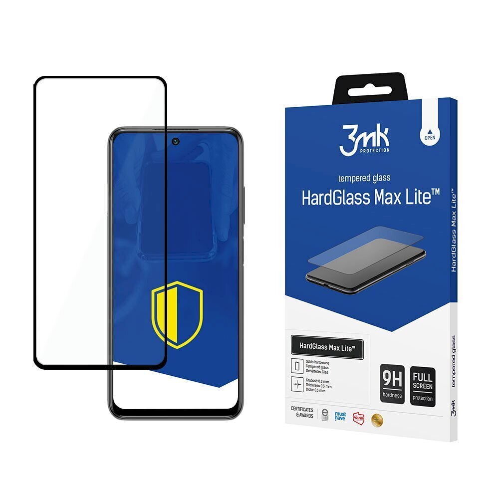 3mk HardGlass Max Lite™ ekraani kaitsekile, sobib Xiaomi Redmi Note 10 4G/10s цена и информация | Ekraani kaitsekiled | kaup24.ee