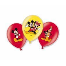 Õhupallid Mickey-Minnie 6 tk /27.5 cm/11'' hind ja info | Õhupallid | kaup24.ee