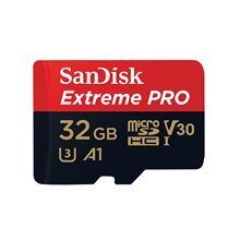 Mälukaart Sandisk Extreme Pro microSDHC 32GB 100/90 MB/s A1 C10 V30 UHS-I U3 цена и информация | Карты памяти | kaup24.ee