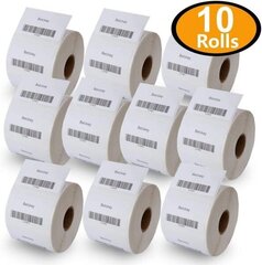 Рулон этикеток Dore Dymo 11354 S0722540 Label Roll, совместимый, 10 шт. цена и информация | Аксессуары для принтера | kaup24.ee