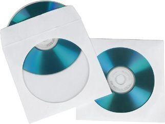 Hama CD-ROM Paper Sleeves 100 white hind ja info | Vinüülplaadid, CD, DVD | kaup24.ee