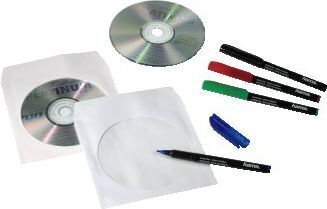 Hama CD-ROM Paper Sleeves 100 white цена и информация | Vinüülplaadid, CD, DVD | kaup24.ee
