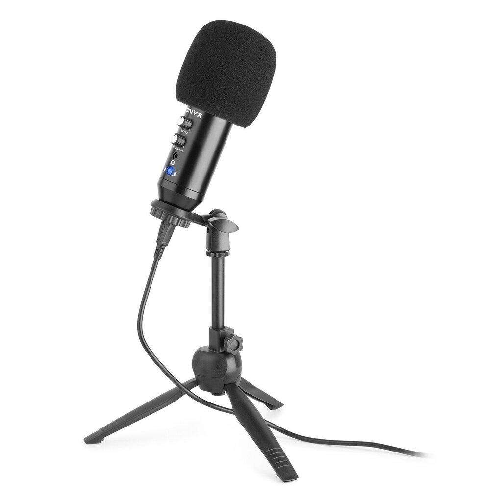 Vonyx CM320B Студийный микрофон USB, черный с эхом, CM320B цена | kaup24.ee