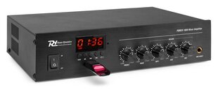 Микшер-усилитель Power Dynamics PDM25 100 В с BT и медиаплеером 25 Вт цена и информация | Домашняя акустика и системы «Саундбар» («Soundbar“) | kaup24.ee