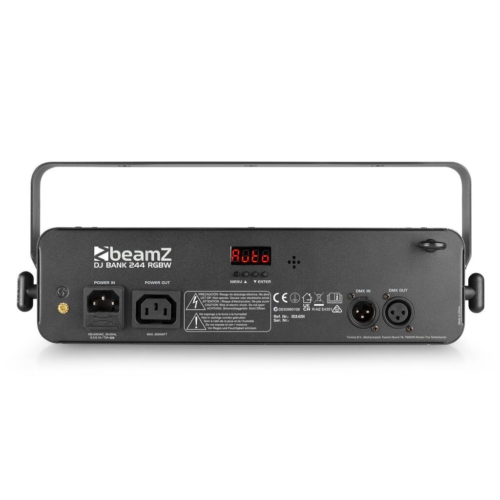 beamZ DJ Bank 244 RGBW hind ja info | Peokaunistused | kaup24.ee