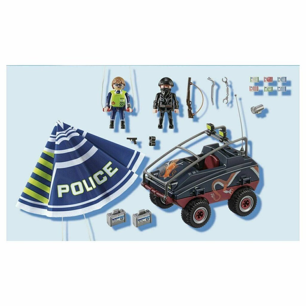 70781 PLAYMOBIL® City Action, Politsei langevari ja auto цена и информация | Klotsid ja konstruktorid | kaup24.ee