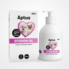 Aptus toidulisand koertele ja kassidele Eforion Oil, 200 ml hind ja info | Toidulisandid ja parasiitide vastased tooted | kaup24.ee