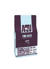 AATU сухой корм для кошек с лососем и сельдью, 1 кг цена и информация | Сухой корм для кошек | kaup24.ee