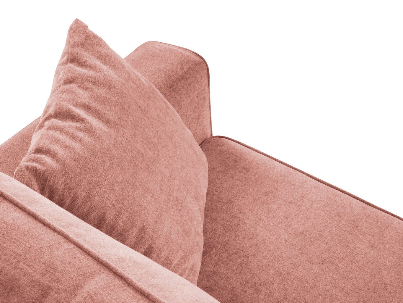 Pehme nurgadiivan Cosmopolitan Design Fano, roosa/kuldne värv цена и информация | Nurgadiivanid ja nurgadiivanvoodid | kaup24.ee