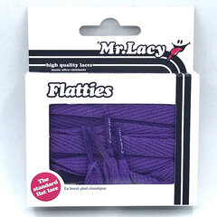Mr.Lacy Flatties плоский шнур, фиолетовый, 130 см цена и информация | Уход за одеждой и обувью | kaup24.ee