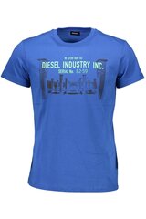 Футболка мужская Diesel, синяя цена и информация | Мужские футболки | kaup24.ee