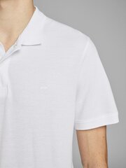 Рубашка поло мужская Jack&Jones, белая цена и информация | Мужские футболки | kaup24.ee