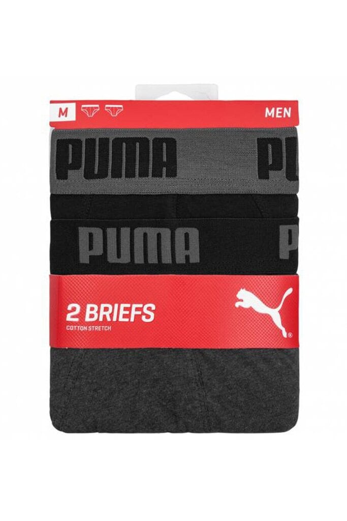 Meeste aluspüksid Puma Basic Brief 2P M 889100 19, 2 tk. hind ja info | Meeste aluspesu | kaup24.ee