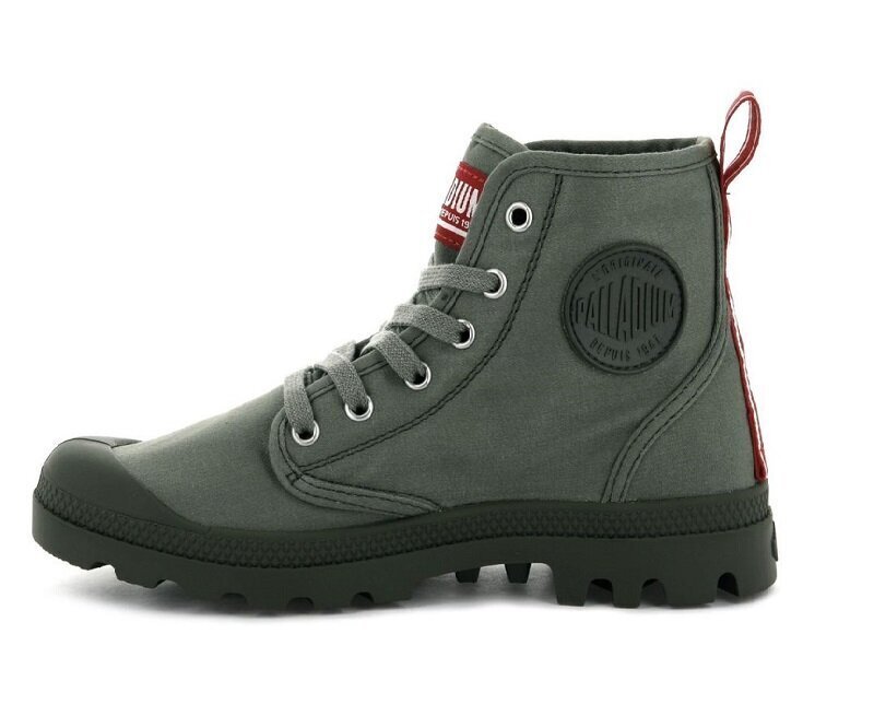 Tossud Palladium Pampa Hi Dare, rohelised цена и информация | Spordi- ja vabaajajalatsid meestele | kaup24.ee