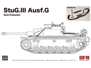 Rye Field Model - StuG. III Ausf. G Early Production with workable track links, 1/35, RFM-5069 цена и информация | Конструкторы и кубики | kaup24.ee