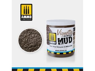 Имитация настоящей почвы AMMO MIG - DARK MUD GROUND, 100 мл AMIG2154 цена и информация | Принадлежности для рисования, лепки | kaup24.ee
