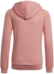 Толстовка для девочек Adidas G Lin Fz Hoodie HE1968/140, розовая цена и информация | Свитеры, жилетки, пиджаки для девочек | kaup24.ee