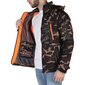 Geographical Norway - Techno-camo_man 68149 TECHNO-CAMO_MAN_KAKI-ORANGE-XL hind ja info | Meeste joped | kaup24.ee