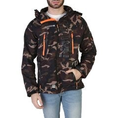 Geographical Norway - Techno-camo_man 68149 TECHNO-CAMO_MAN_KAKI-ORANGE-XL цена и информация | Мужские куртки | kaup24.ee