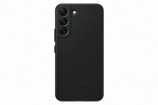 VS901LBE Leather Cover for Samsung Galaxy S22 Black цена и информация | Чехлы для телефонов | kaup24.ee